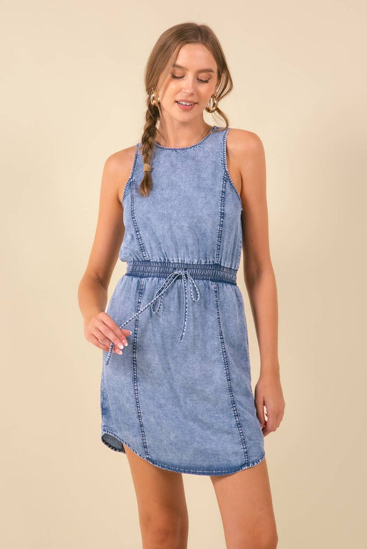 SOFTIE DENIM DRESS