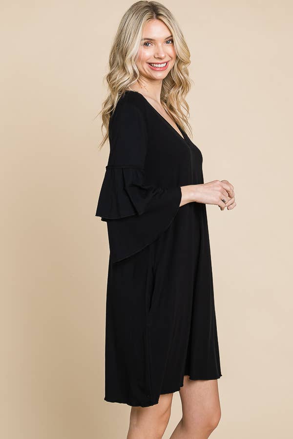 Ruffle TShirt Dress