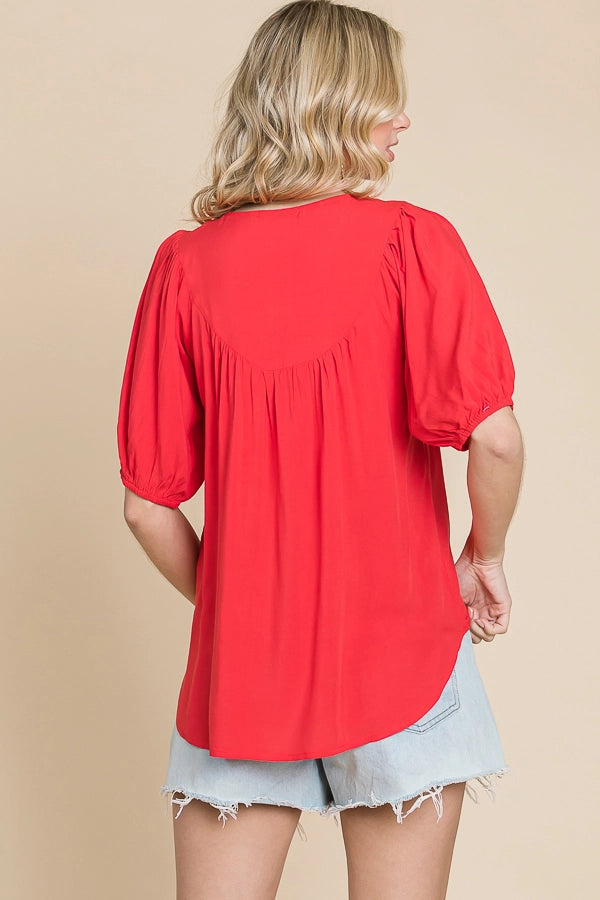 Button Down Solid top