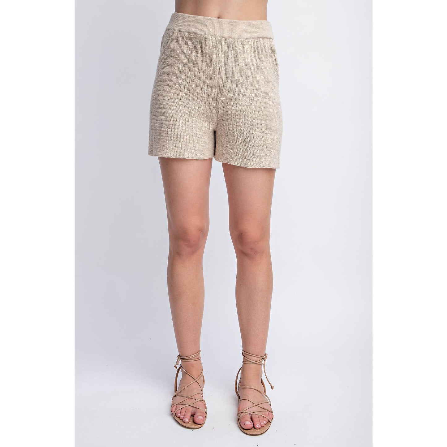 SWEATER SHORT SET