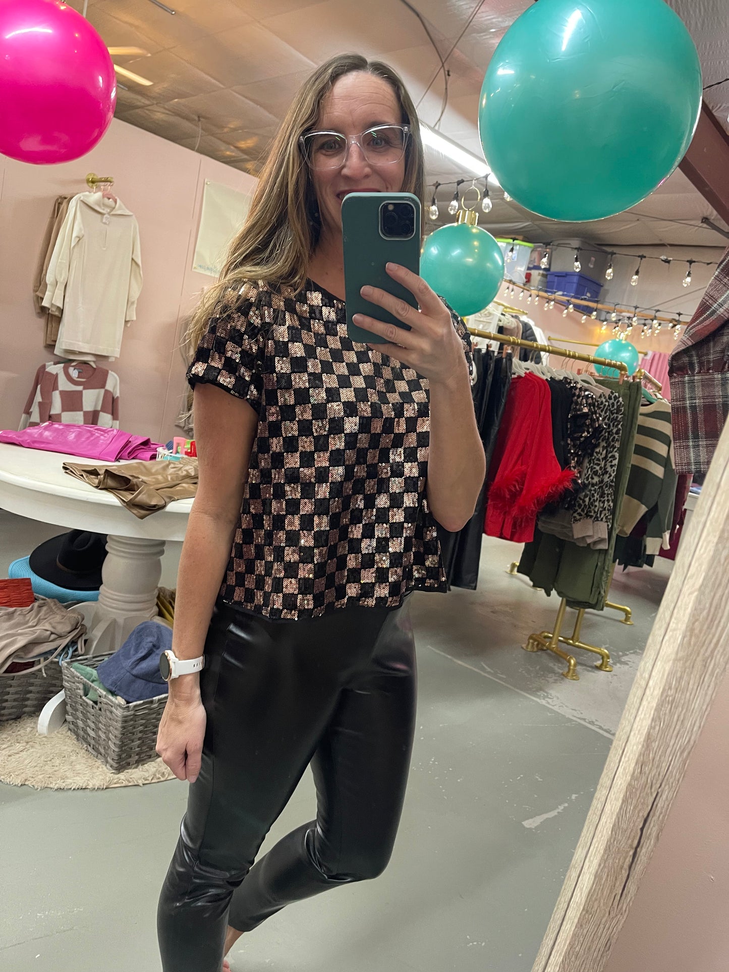 Faux Leather Jegging