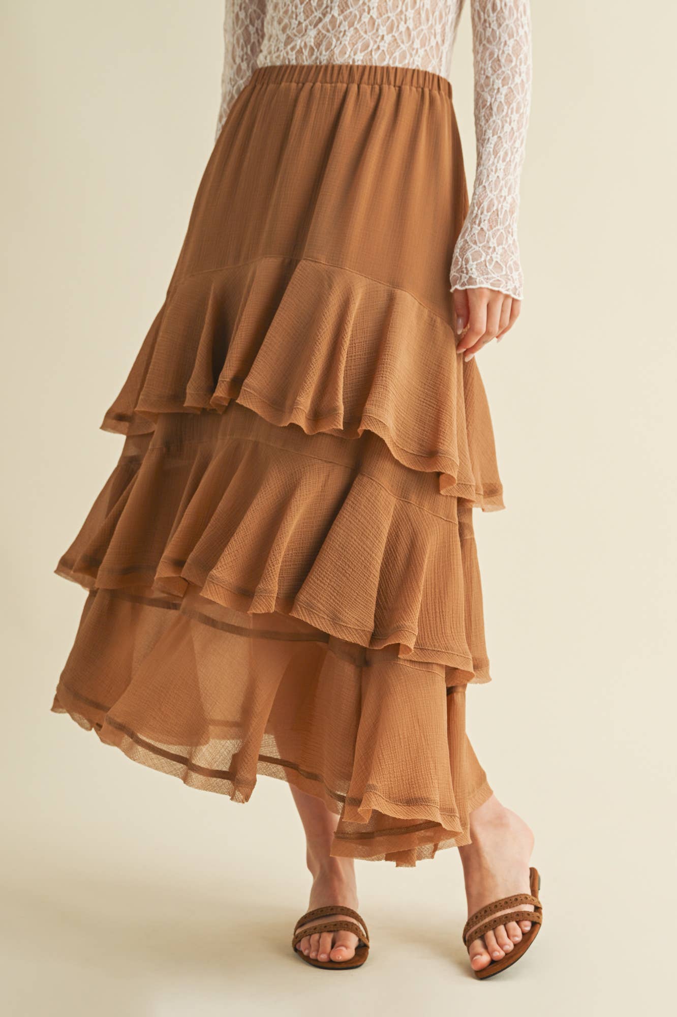 CAMEL RUFFLE