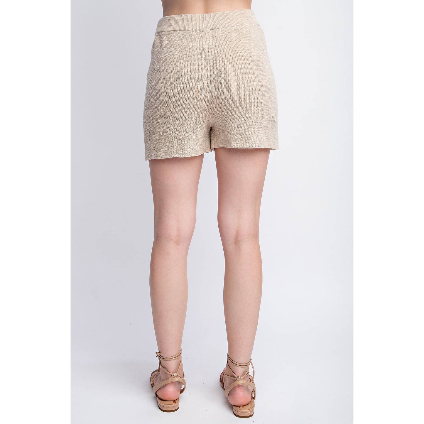 SWEATER SHORT SET