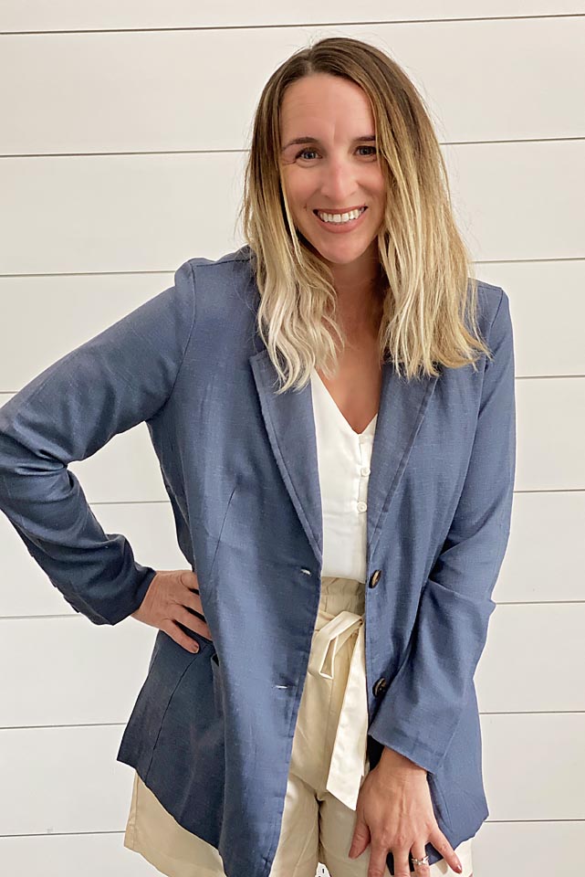 Coastal Linen Blazer