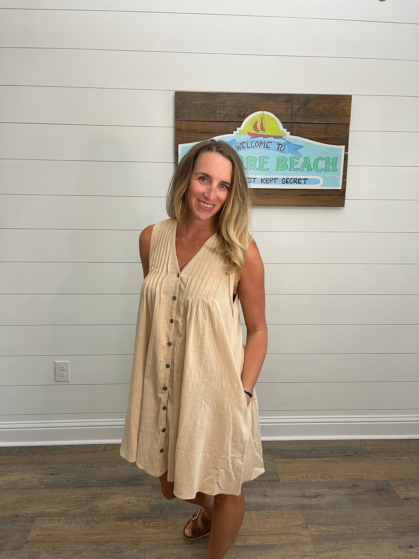 Button up Beach Dress