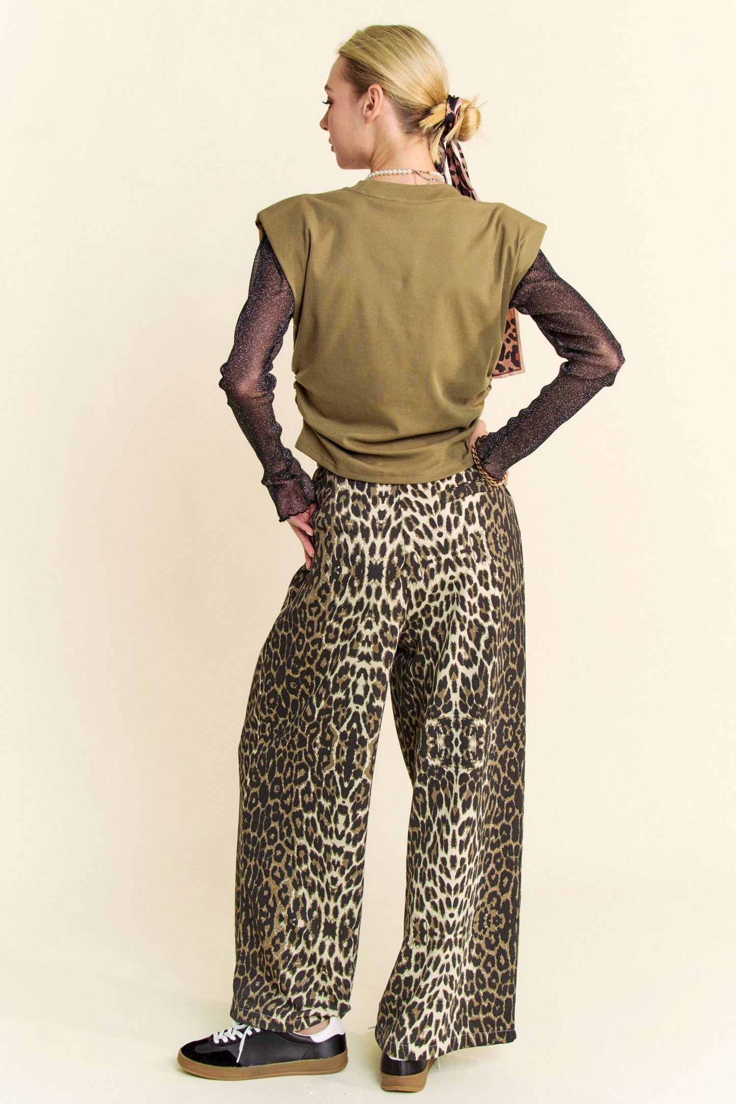 LEOPARD PRINT PANTS