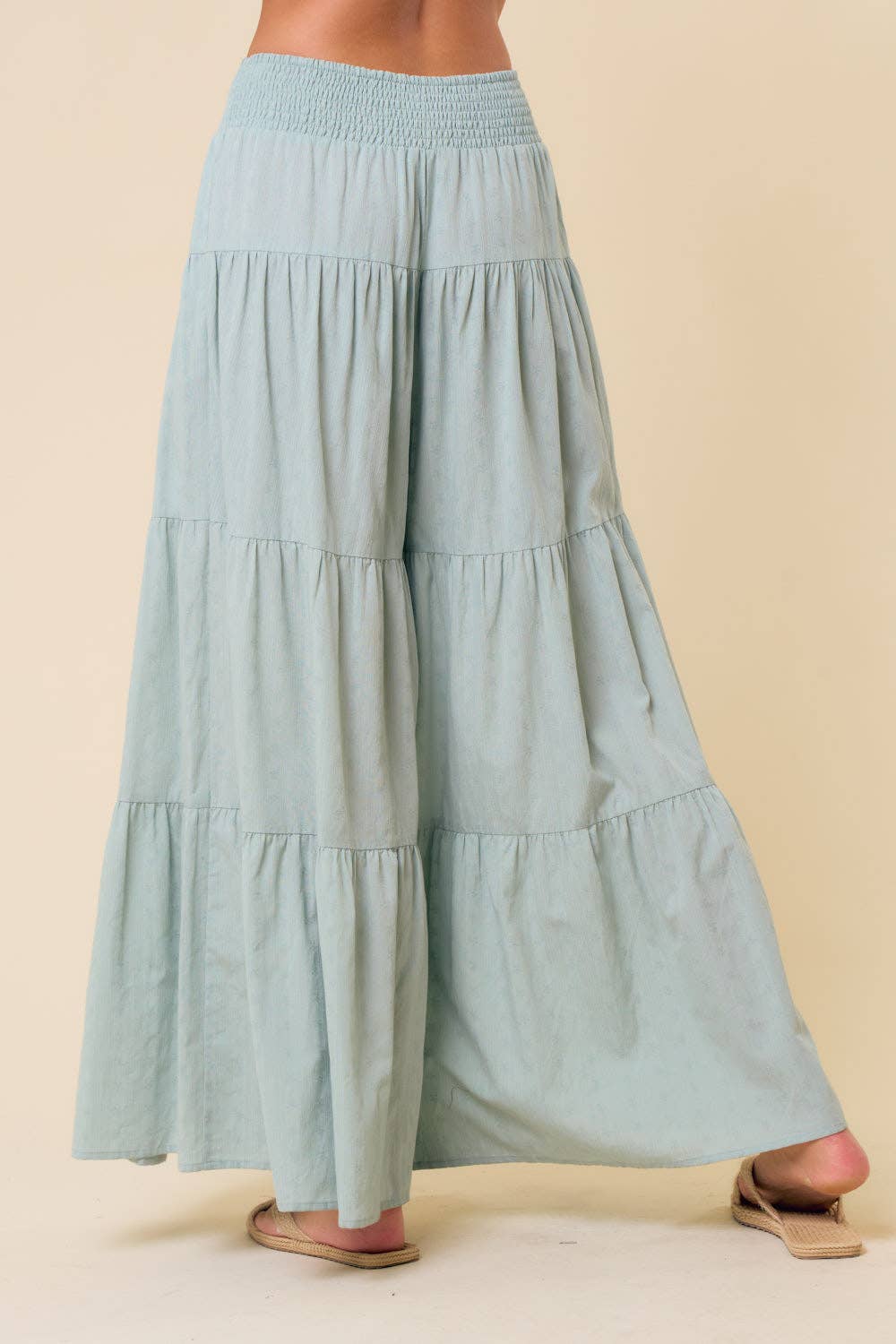 Seafoam Tier Bell Pants