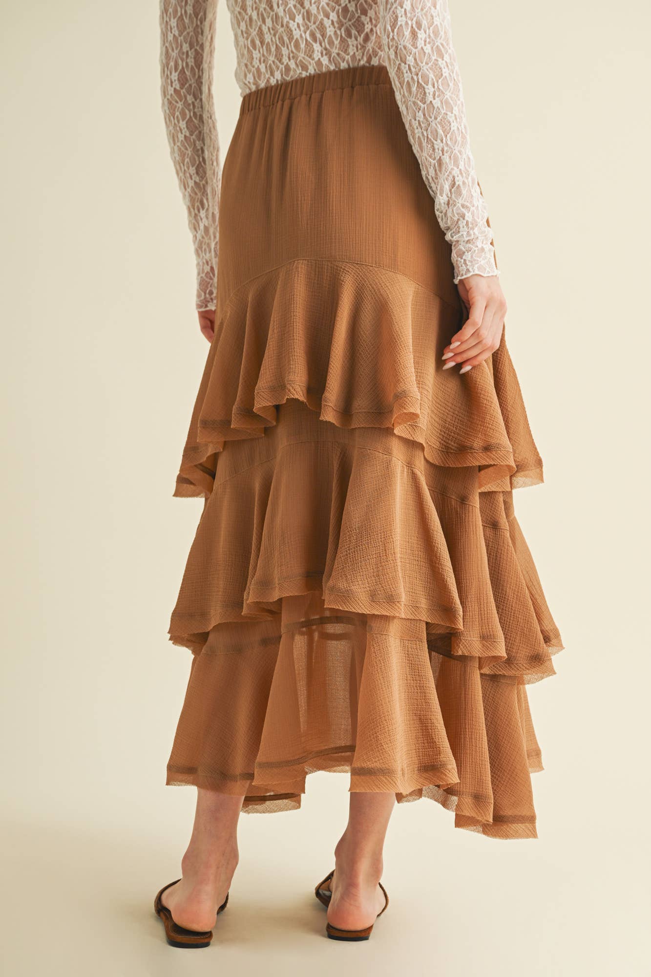 CAMEL RUFFLE