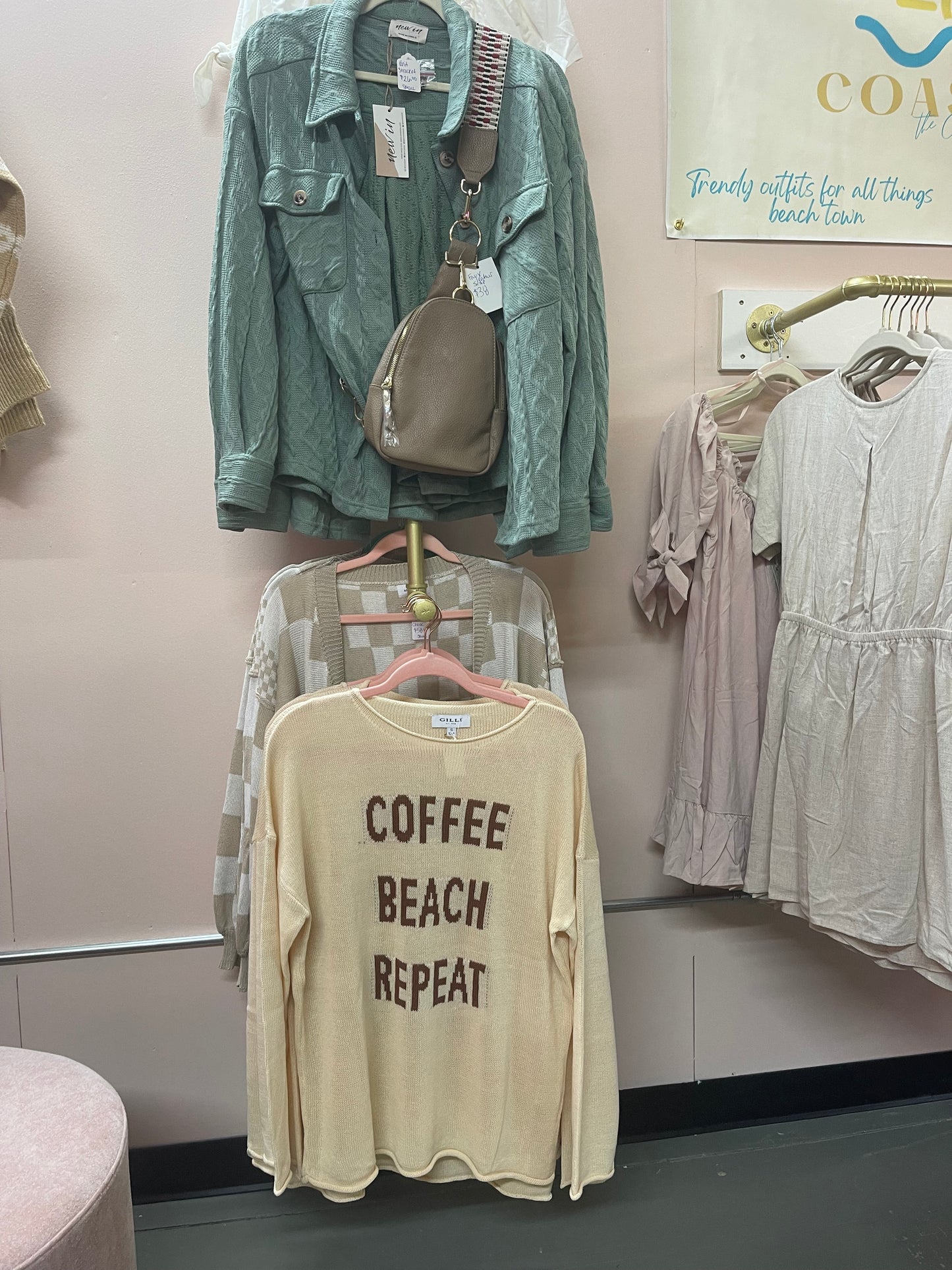 Coffee + Beach Sweater
