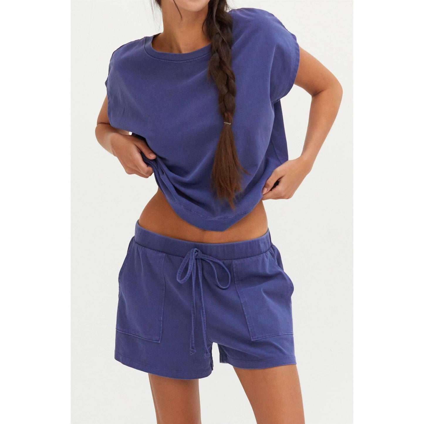 Shorty SET-Matching Top And Shorts Set