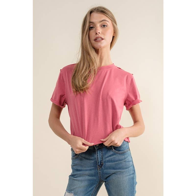 BOXY CROP TOP TEE