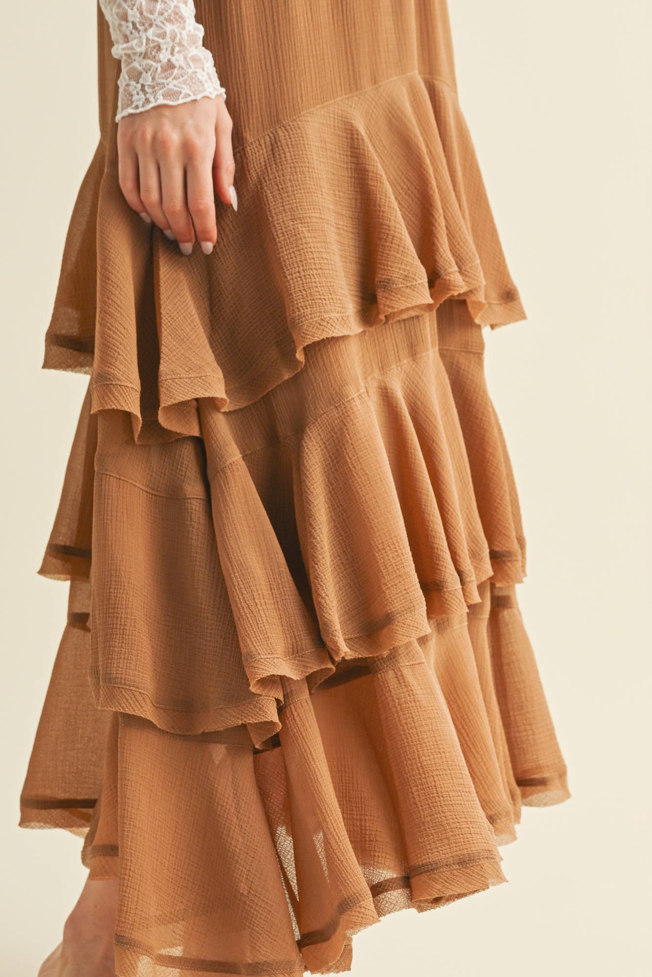 CAMEL RUFFLE