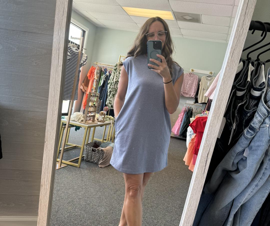 Blue T Dress