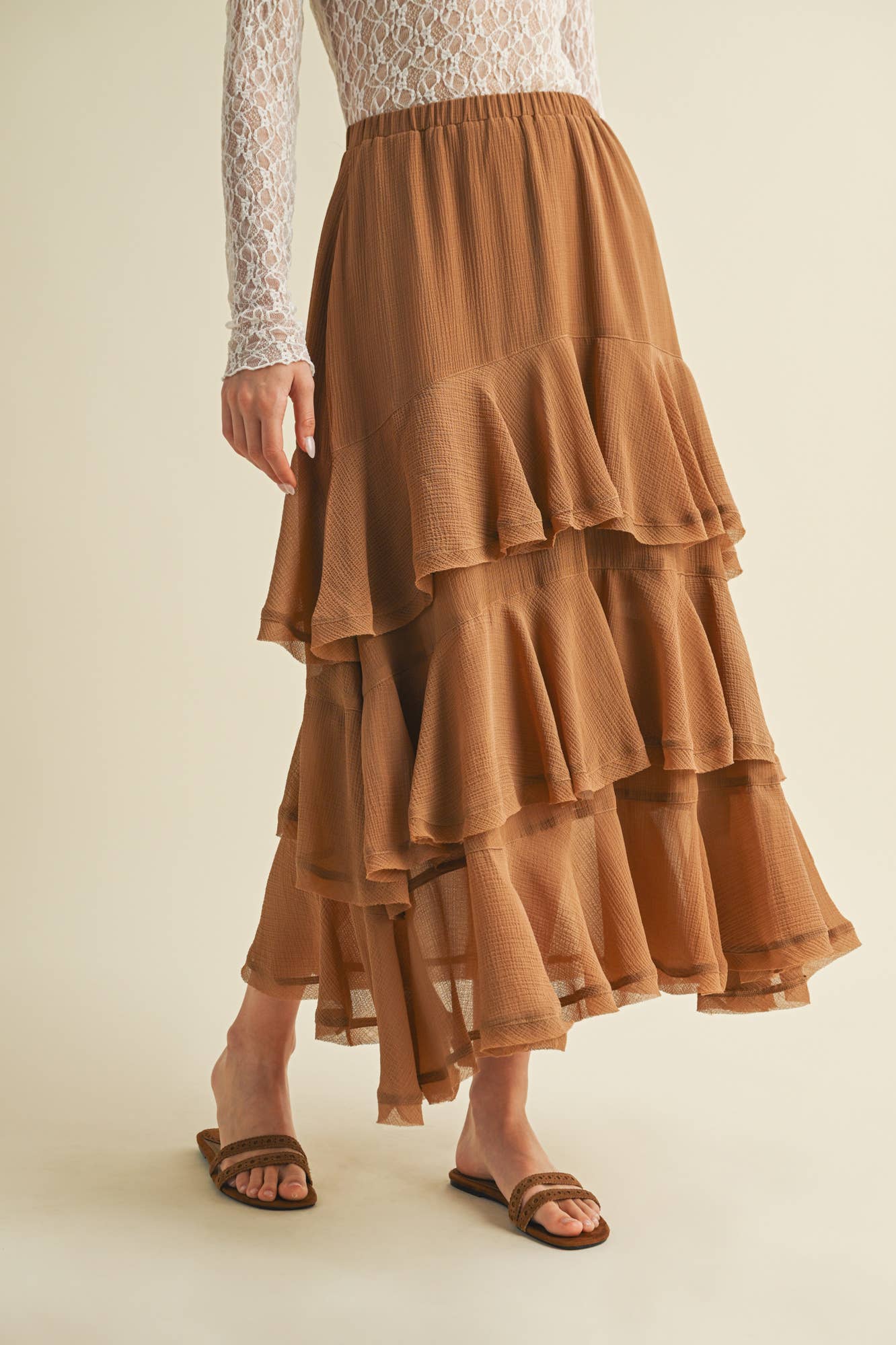 CAMEL RUFFLE