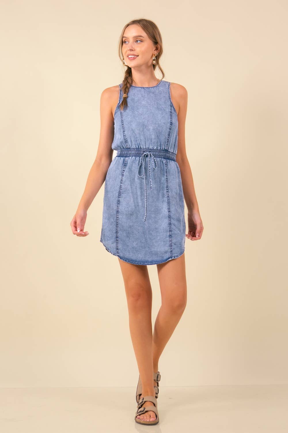 SOFTIE DENIM DRESS