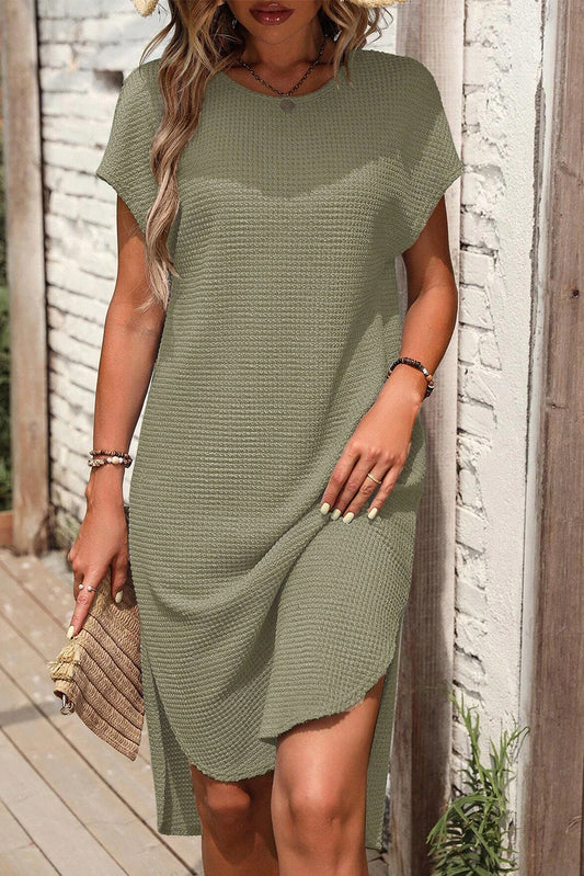 Waffle Knit Dress