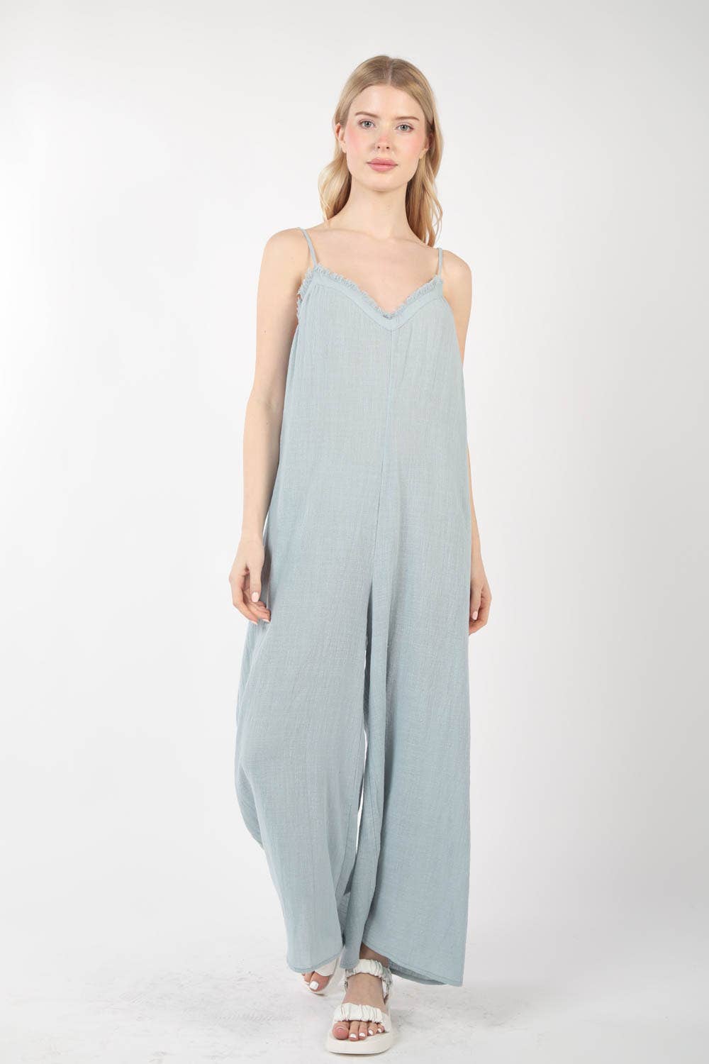 Frayed Jumpsuit