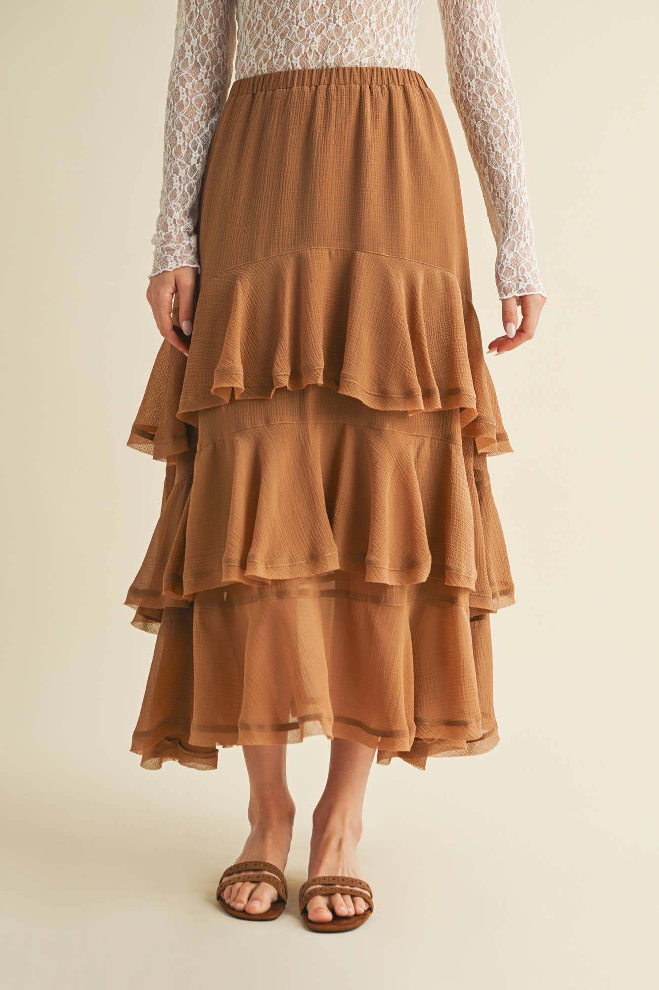 CAMEL RUFFLE