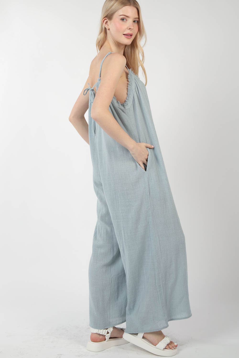 Frayed Jumpsuit