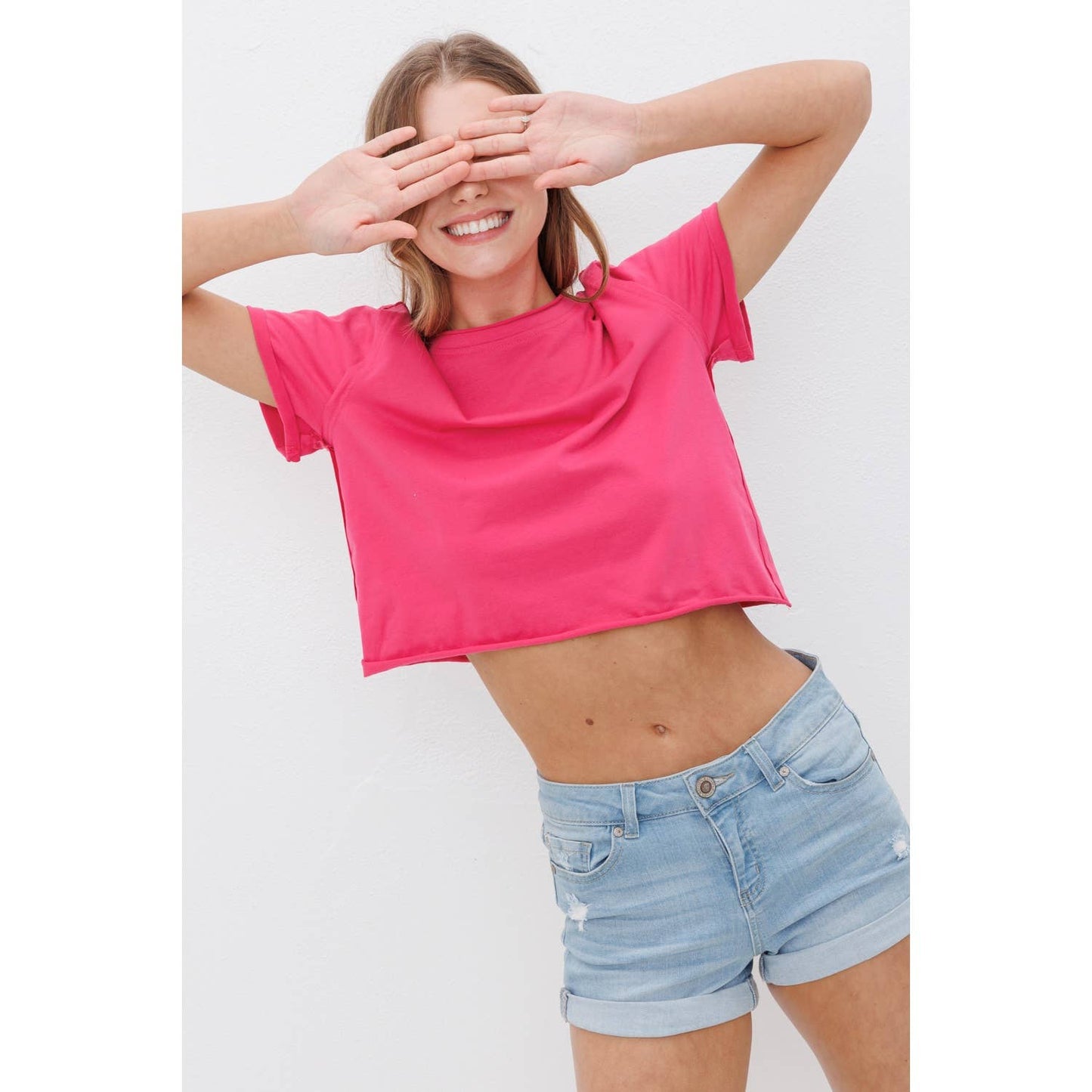 BOXY CROP TOP TEE