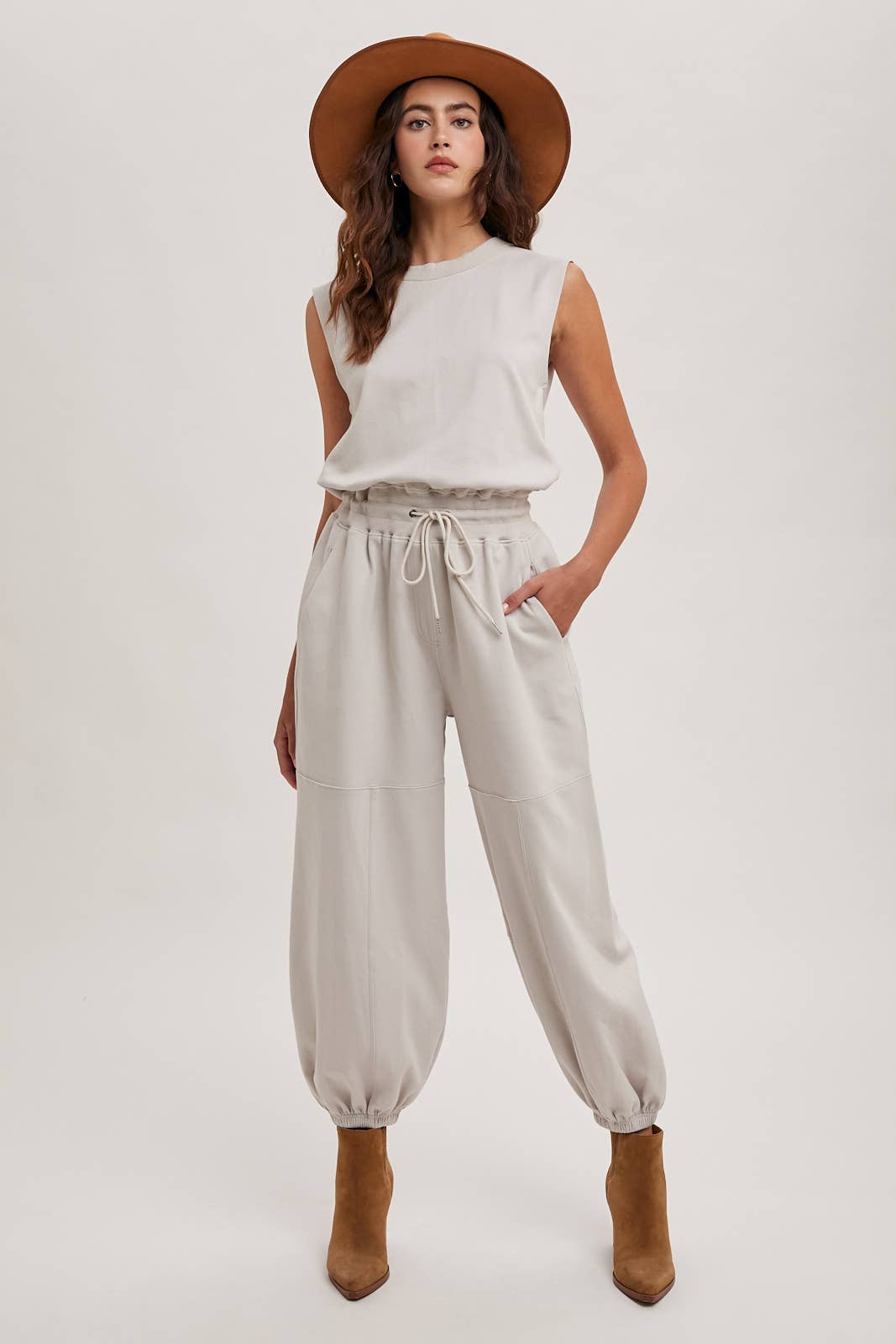 KNIT ACIVE JUMPSUIT