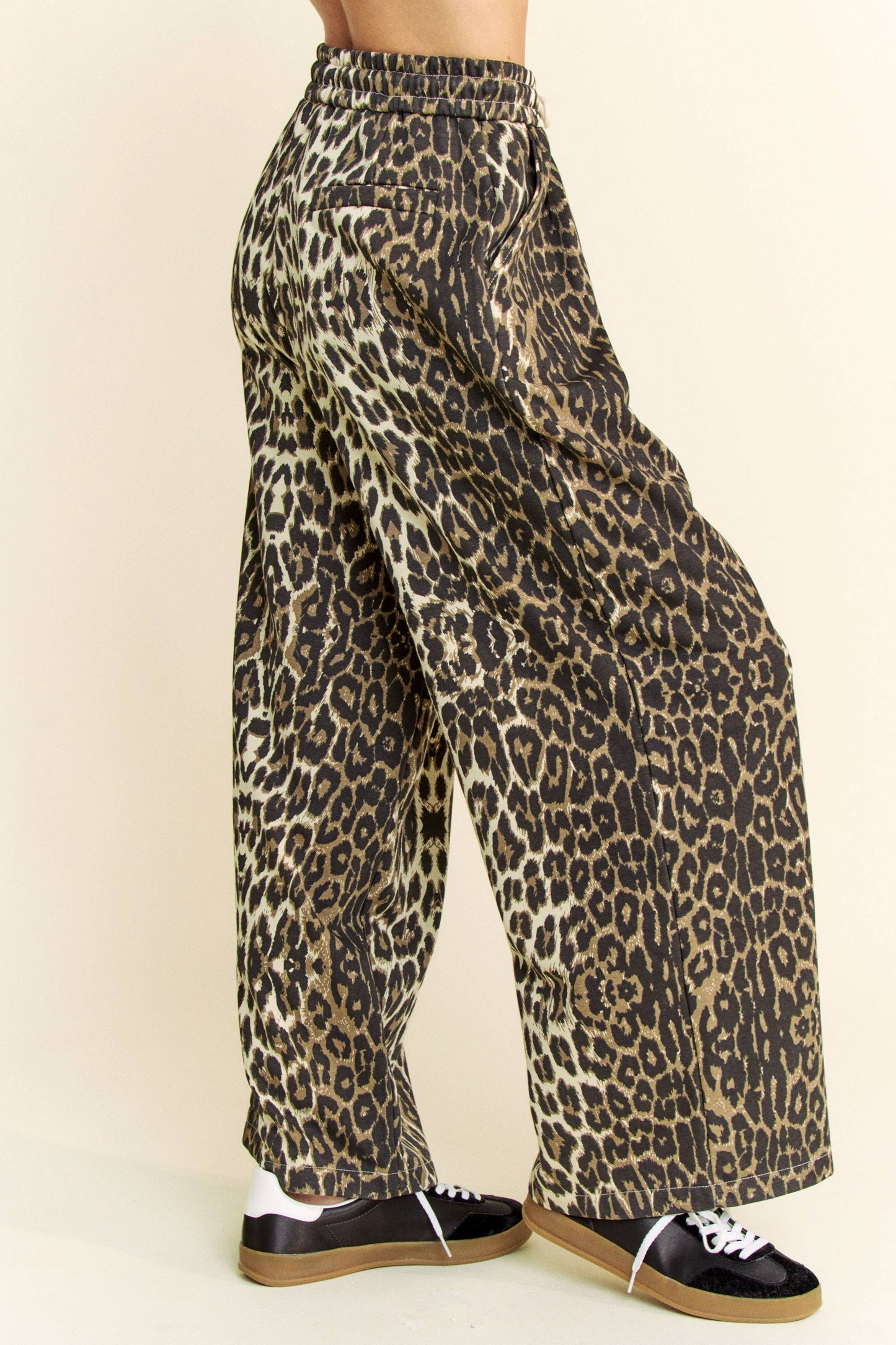 LEOPARD PRINT PANTS