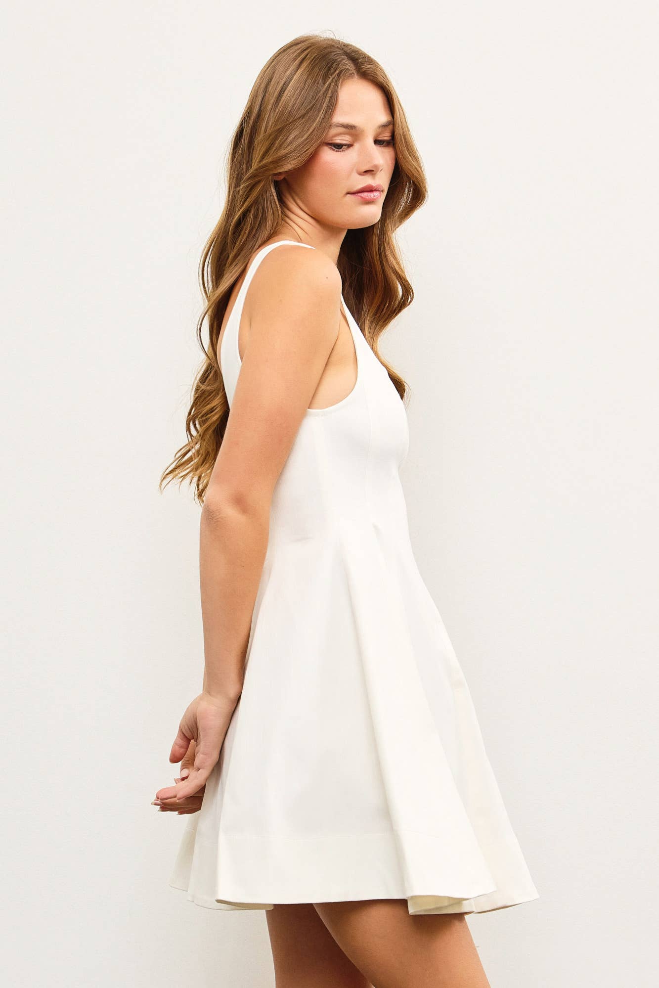 FLARE PANEL DRESS