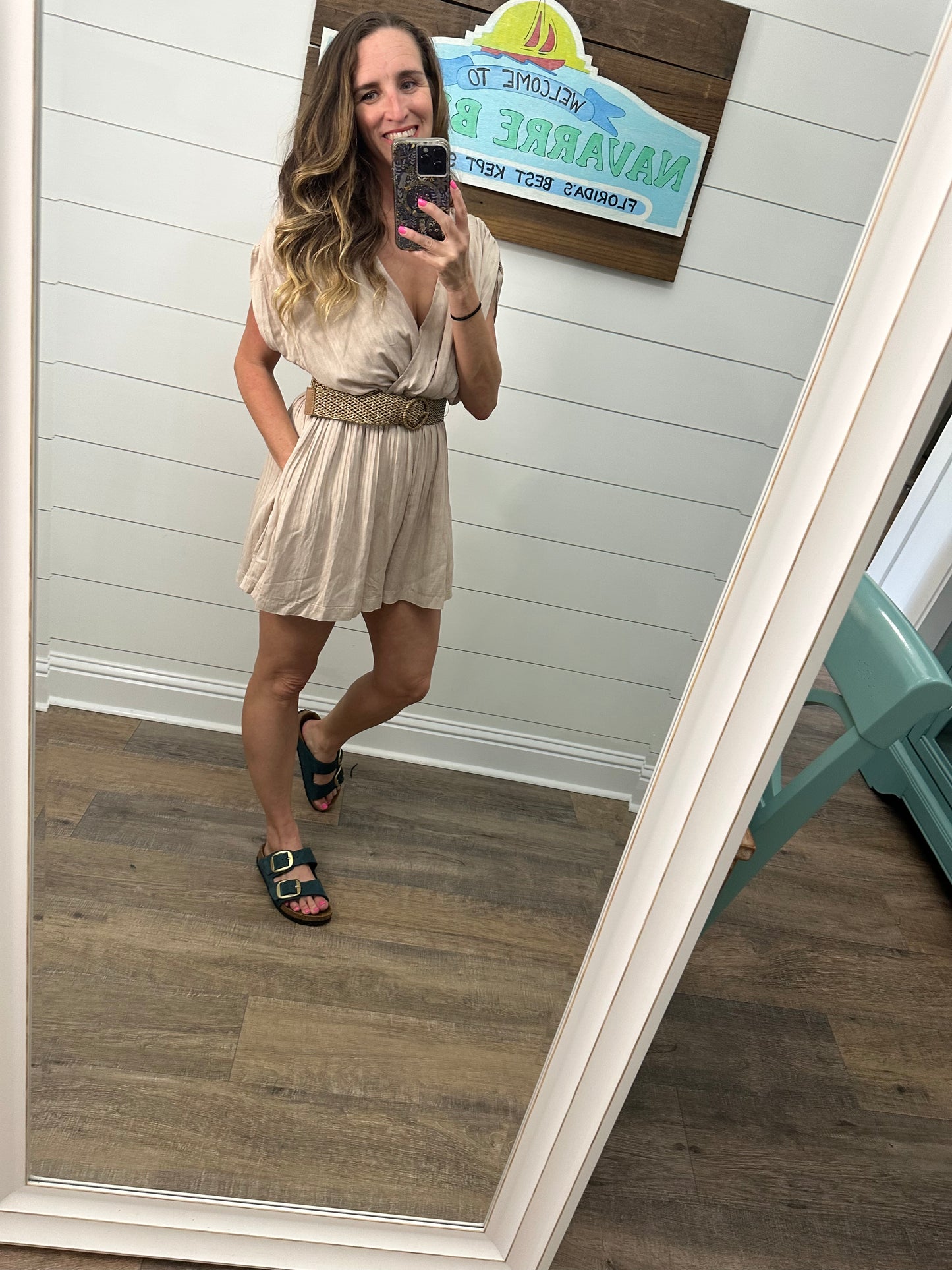 Belted Romper