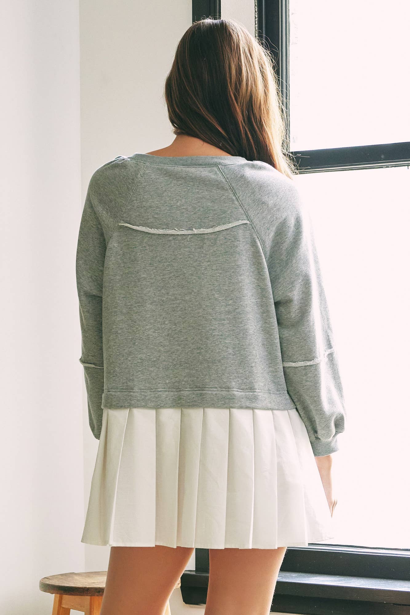 OVERSIZED SWEATSHIRT DRESS