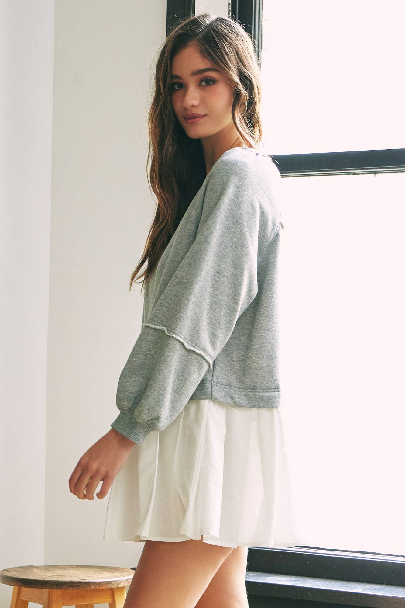 OVERSIZED SWEATSHIRT DRESS