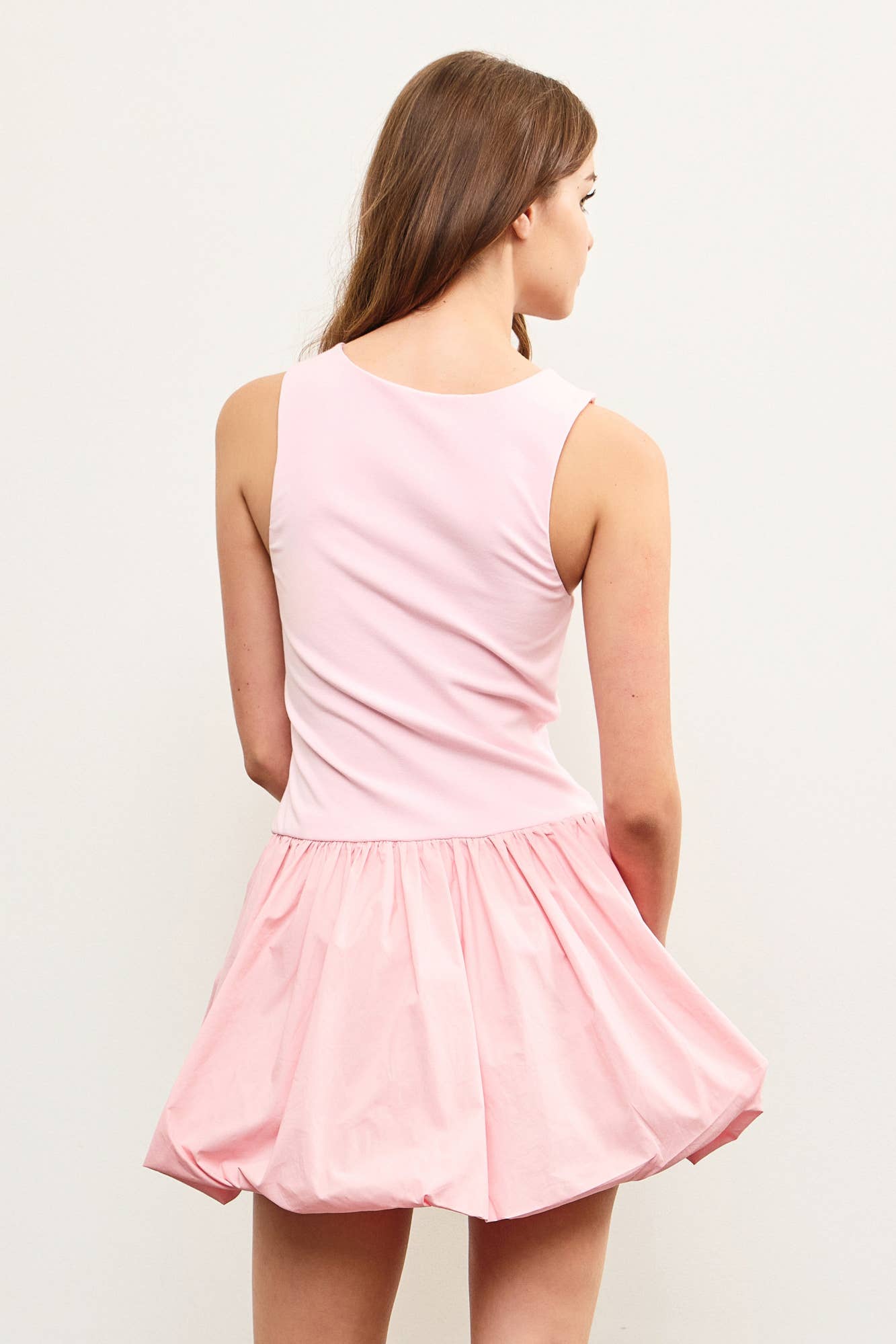 BALLOON HEM  DRESS