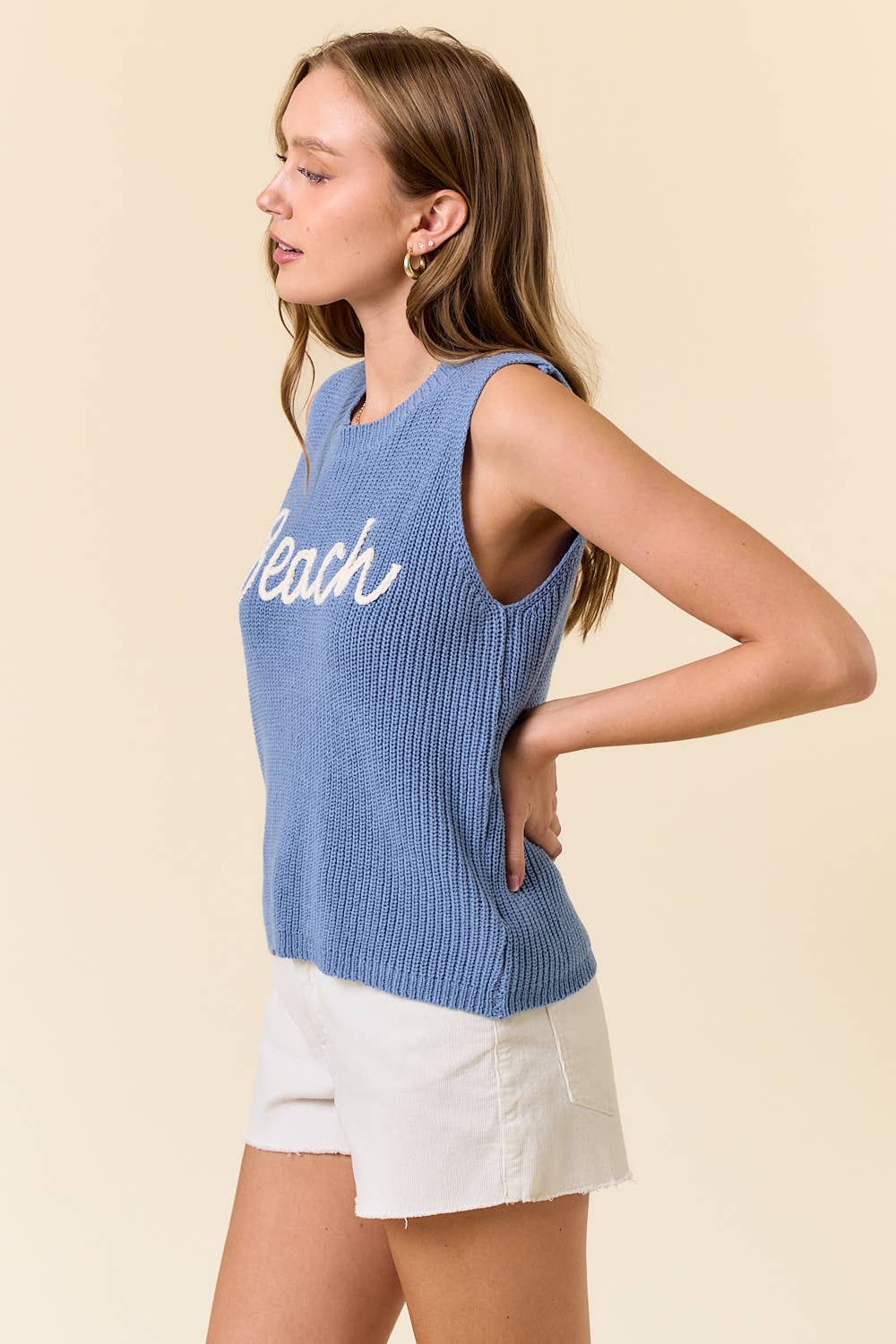 BEACH SWEATER TANK TOP