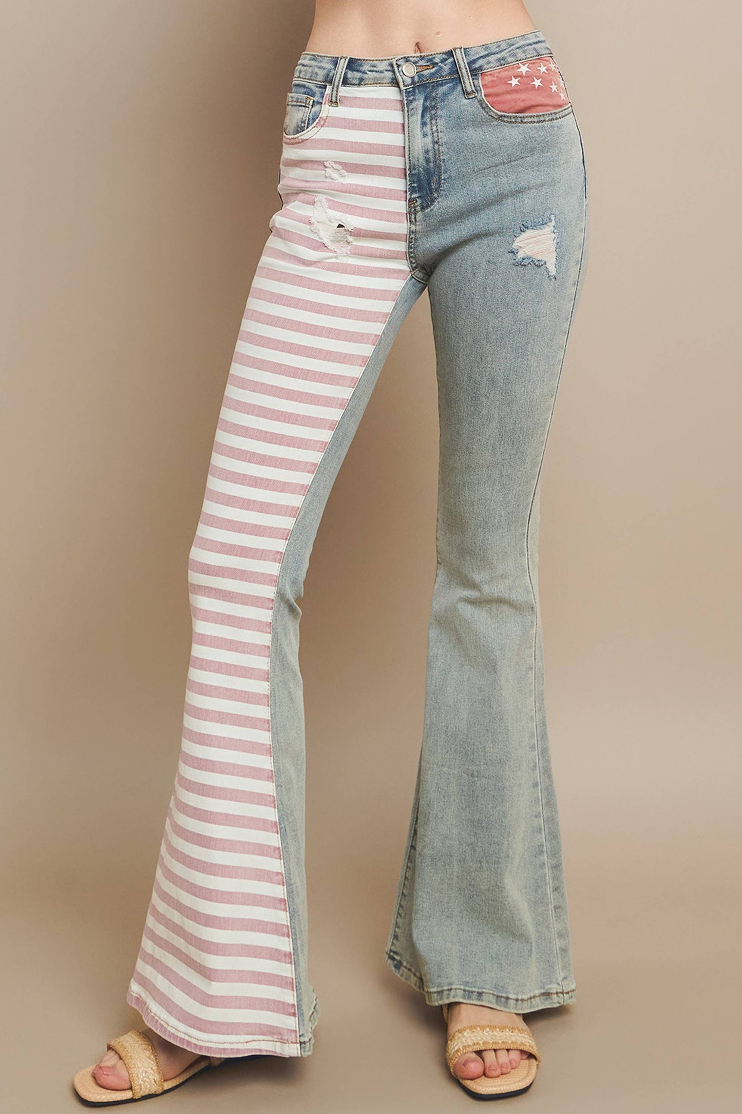 Boho Patriotic Bell Bottoms