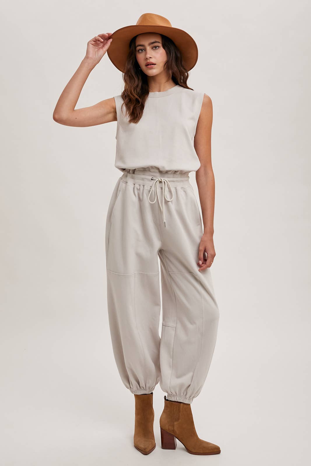 KNIT ACIVE JUMPSUIT