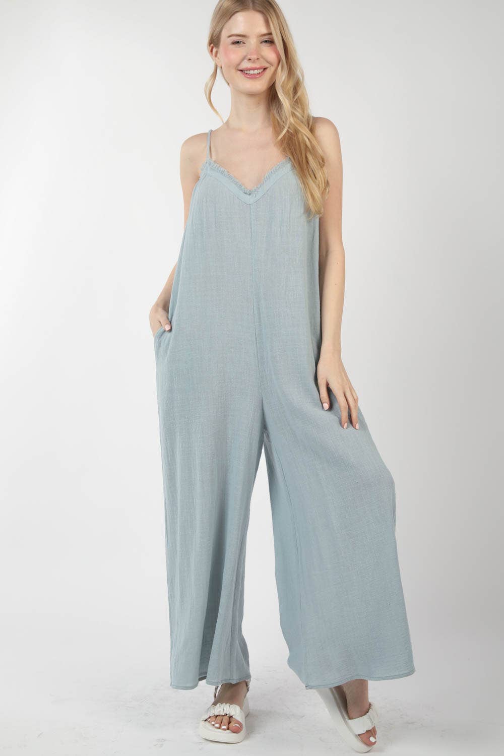 Frayed Jumpsuit