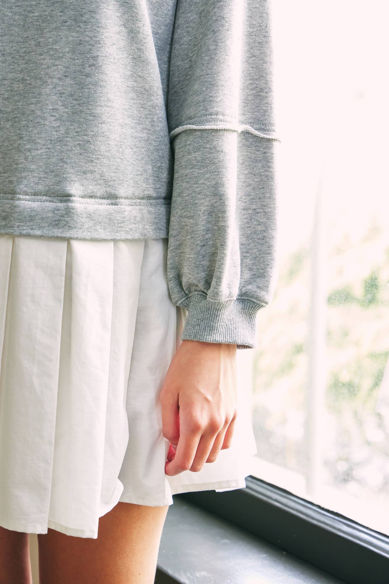 OVERSIZED SWEATSHIRT DRESS