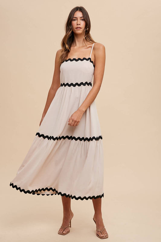 SCALLOP Trim dress