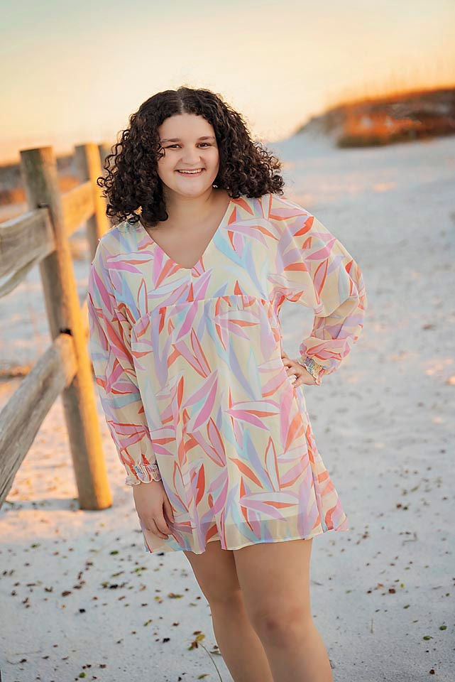 Multi Colored Floral Dress