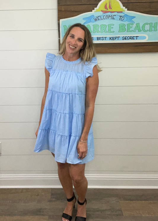 Coastal Babydoll Dress